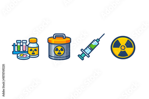 Radiation Safety and Science Icons