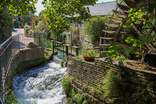 Konstfotografi ruisseau à Veules les Roses