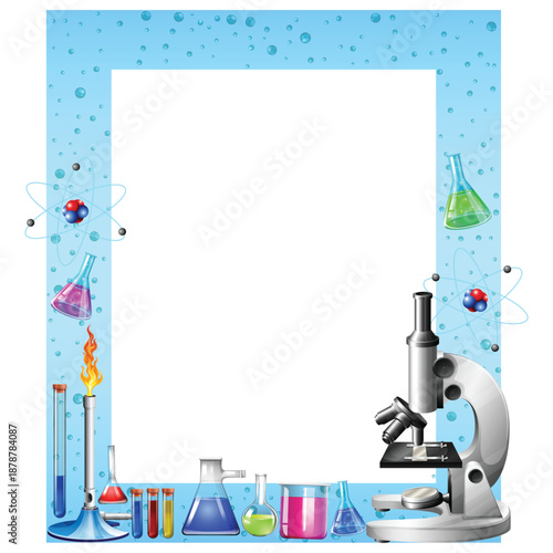 chemical icons vector design illustration background 03