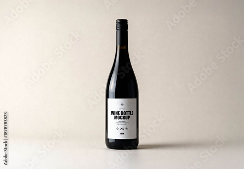 Screw-cap Wine Bottle Mockup
