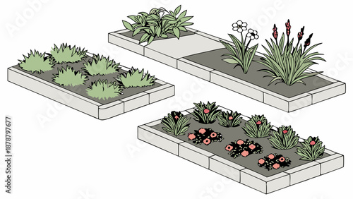 Raised Garden Bed Designs for Landscape Architecture Planting Ideas Seasonal Home Gardening Layouts