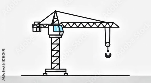 crane and building construction