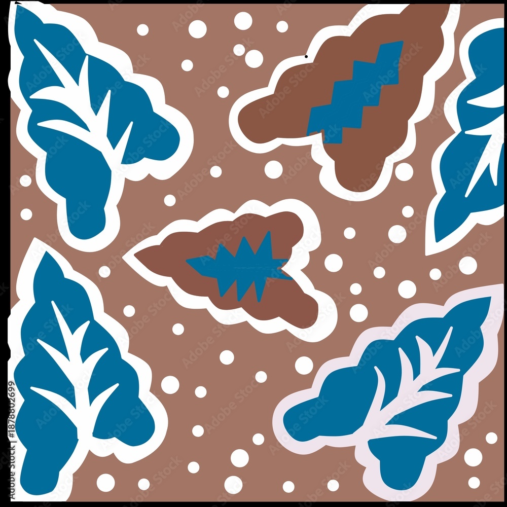 Naklejka premium svector batik 