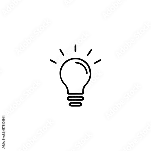 light bulb vector illustration
