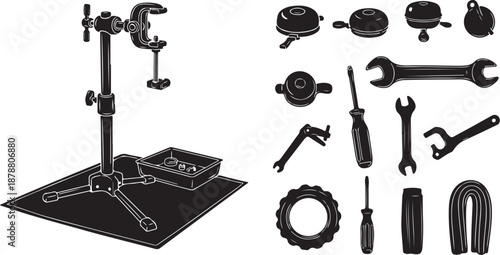 Tools and equipment for mechanical work and repair services