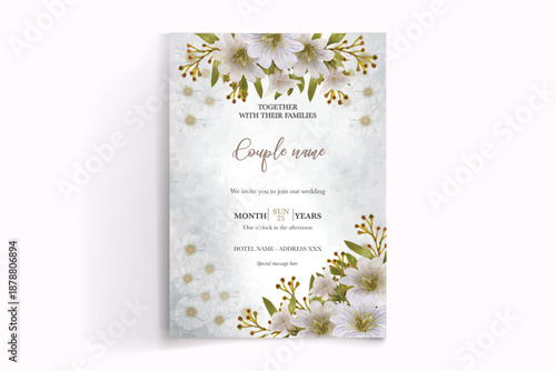 Save the date wedding invitation templates