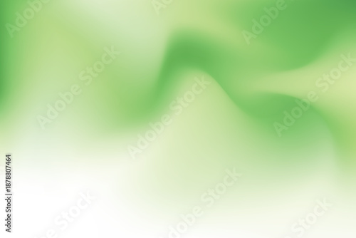 Green Wave Gradient Background. Smooth gradient mesh wave. Flowing curved line spring green background for banner, poster, flyer, brochure, website, presenations.Vector illustration