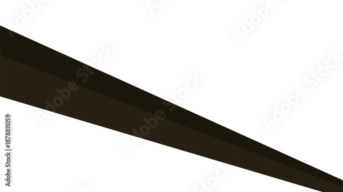 Black pencil isolated on white background as a wooden writing tool and steel metal equipment object