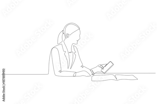 Continous business women