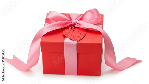 Red Gift Box with Pink Ribbon and Heart Tag

Valentine’s Day Red Gift Box with Heart Label

Elegant Gift Box for Anniversary or Birthday Celebration