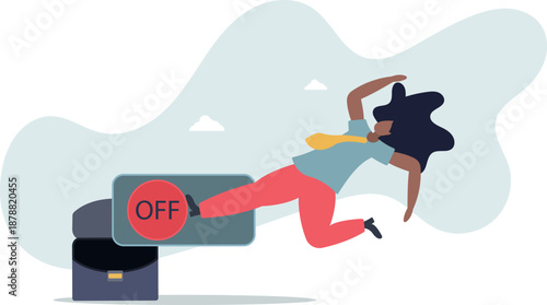 The raped man presses the off button with a kick.