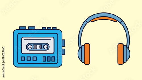 Vintage Music Player Nostalgia Concept