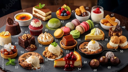 Dessert display