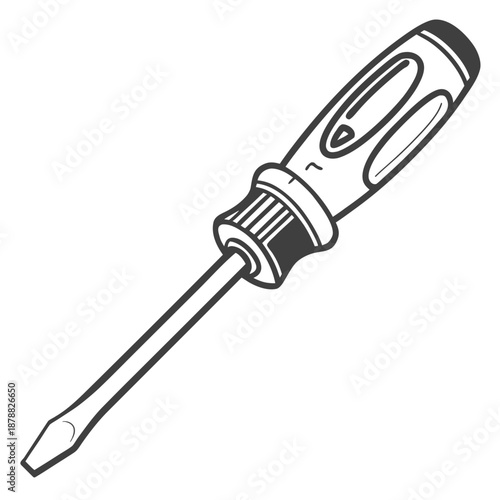 Illustrated screwdriver