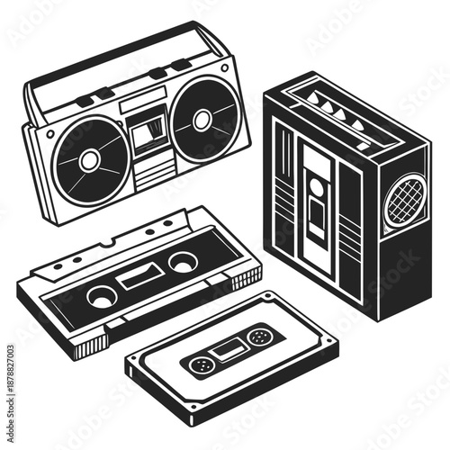 Vintage audio equipment