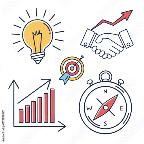 Business growth and success concepts