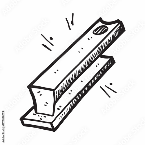 Illustrated spirit level