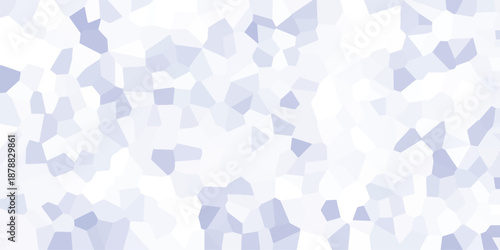 Soft pastel mosaic background with irregular polygonal shapes in light blue and white creating a gentle, airy, and abstract geometric pattern suitable for calming designs
