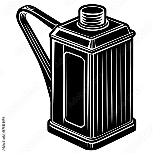 Watering can illustration