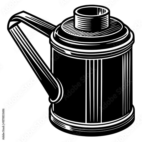 Watering can illustration