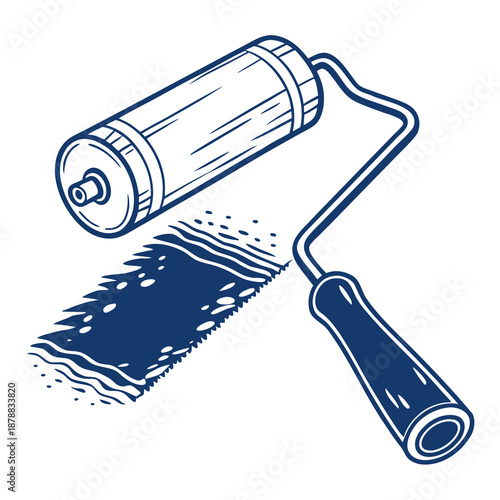 Painting tools illustration