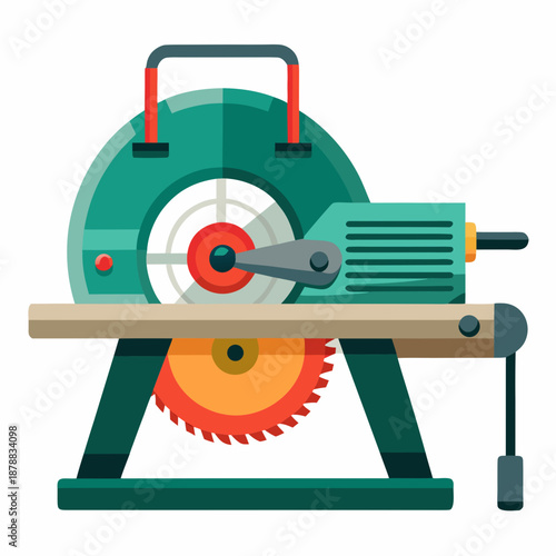 Illustrated power saw
