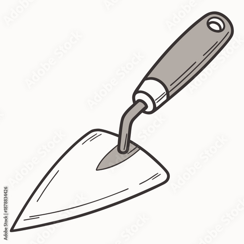 Illustrated trowel