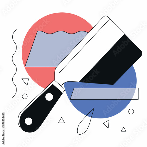 Knife sharpening illustration