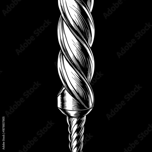 Abstract spiral illustration