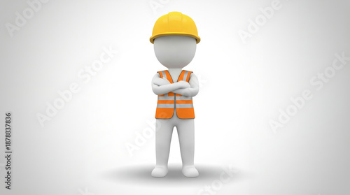 3d man with helmet