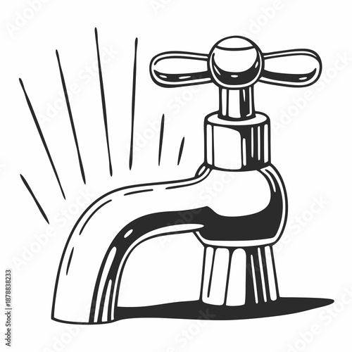 Illustrated faucet