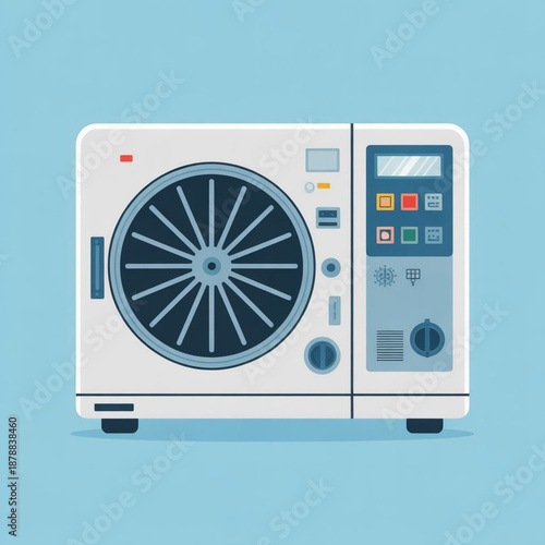 Medical Autoclave Sterilizer Vector