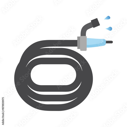 Garden hose illustration