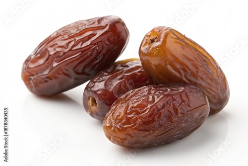 Pile of fresh Ramadan dates fruit closeup