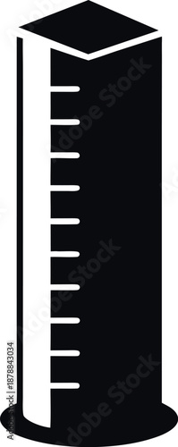 Open Top Graduated Cylinder Labware Icon
