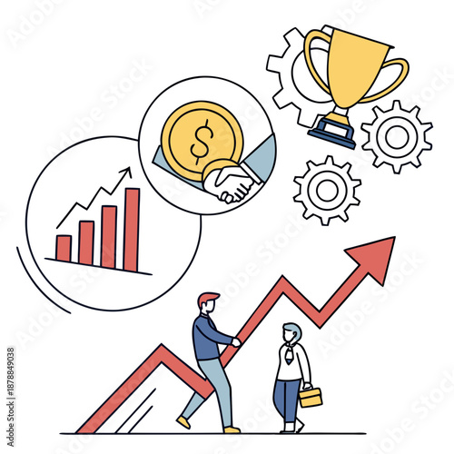 Achieving success through teamwork and strategy