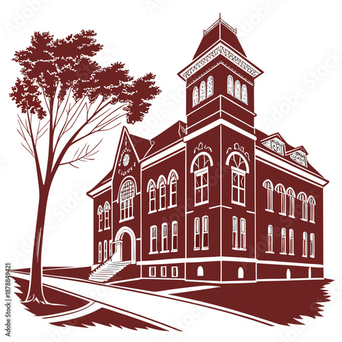 Historic university building