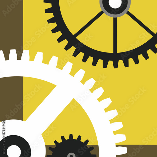 Interconnected gears