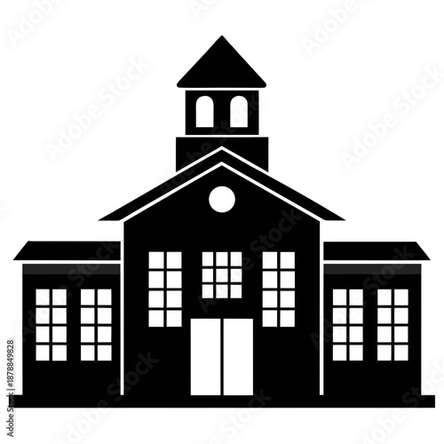 School building icon