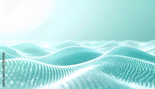 Abstract Digital Wave Background