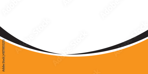 Abstract orange curved shape background.  vector eps 10