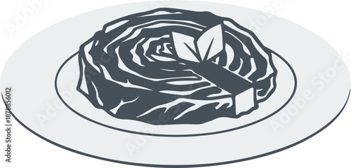 Gourmet Beef Steak Illustration