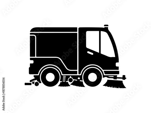 Street Cleaning Vehicle Icon