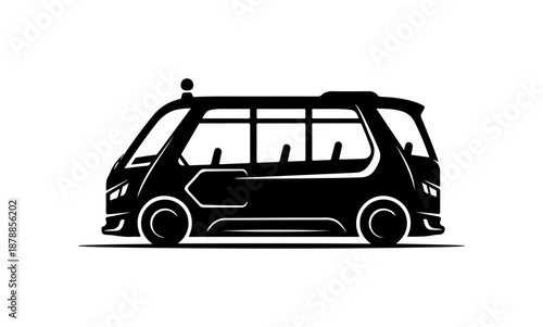 Modern Electric Vehicle Illustration