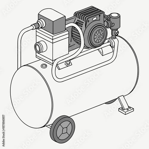 Industrial air compressor