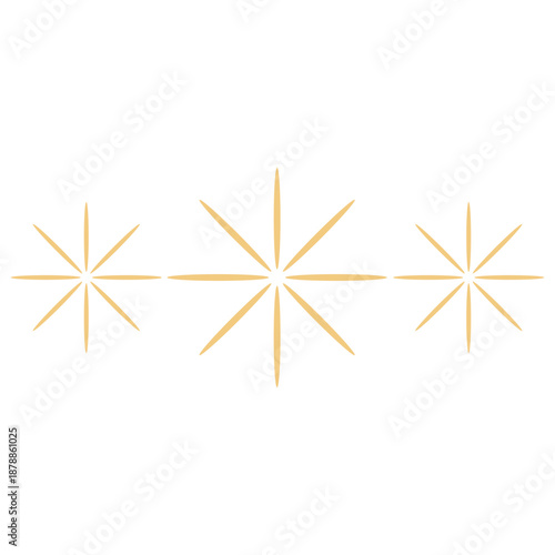 Shining Stars Aligned in a Row