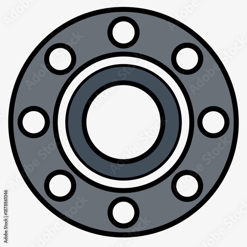Mechanical flange