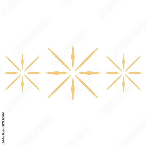 Shining Stars Aligned in a Row