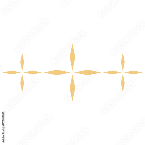 Shining Stars Aligned in a Row