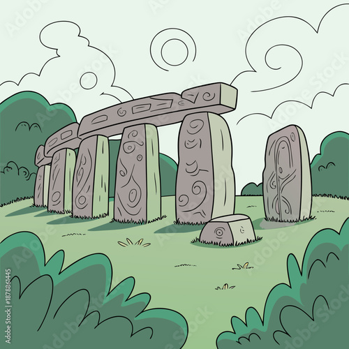 Stonehenge illustration